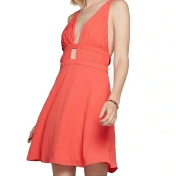 Fame and Partners Strappy Open Back Mini Dress Size 4 - Picture 1 of 9